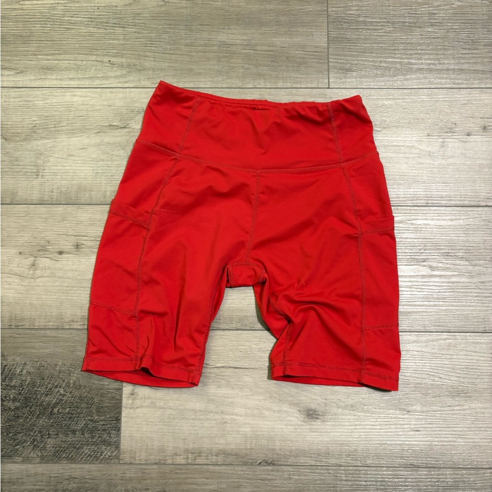 Red Bike Shorts